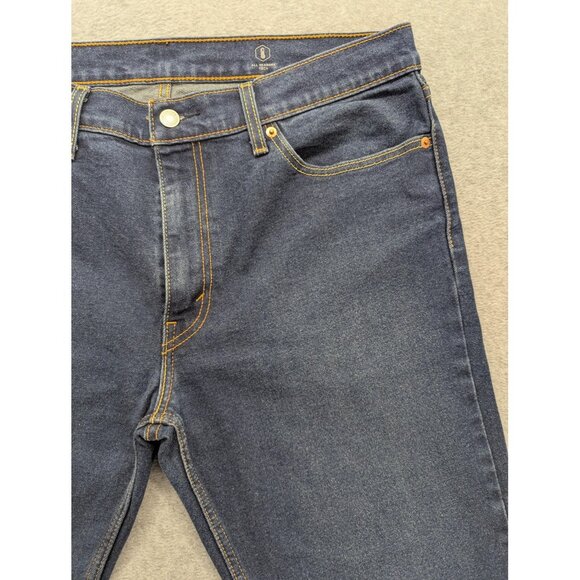 Levis 511 Jeans Mens 36x34 Blue Slim Fit Stretch Denim All Seasons Tech Zip Fly - Picture 3 of 15